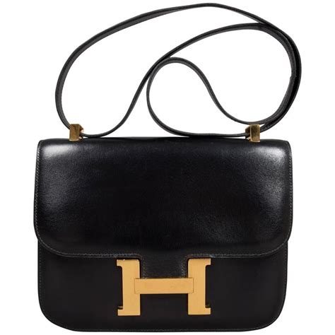 hermes black shoulder bag|vintage hermes shoulder bag.